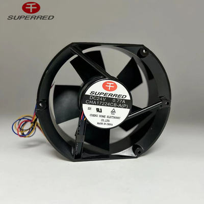 Customized 2.4W DC Cooling Fan Plastic PBT 94V0 Frame CPU DC Fan